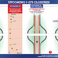 Upcoming I-275 Closures